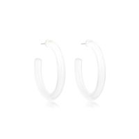 Fashion Geometric Circle C-shaped Earrings Niche Acrylic  Women's Earrings sku image 1