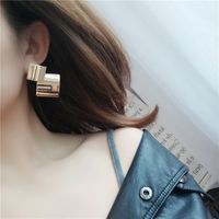 Koreanische Neue Ohrringe Ohrringe Persönlichkeit Metall Diamant Anhänger Europäische Und Amerikanische Übertriebene Ohrringe Lange Temperament Ohrringe Frauen main image 5