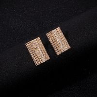 Hot-selling Love-shaped Rhinestone Fashion Simple Geometric Earrings For Women Wholesale Nihaojewelry main image 6