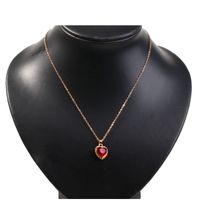Fashion New Simple Trend Korea All-match Diamond Love Necklace Wholesale Nihaojewelry main image 1