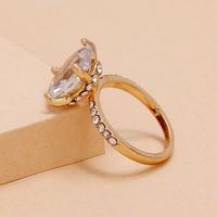 Fashion Creativity Hot Sale Diamond Ring New Trend Oval Rhinestone Joint Ring Wholesale Nihaojewelry main image 4
