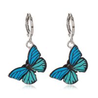 Fashion Retro Ins Colorized Butterfly Drop Oil 3-piece Earrings Japan And South Korea Fresh Personality Temperament Wild Set Earrings main image 4