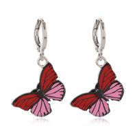 Mode Rétro Ins Colorisation Papillon Baisse De Pétrole 3-pièce Boucles D'oreilles Japon Et La Corée Du Sud Fraîches Personnalité Tempérament Sauvage Ensemble Boucles D'oreilles main image 5