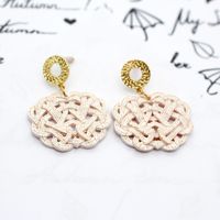 Fashion Acrylic Rattan Korea Long Geometric Color Earrings Nihaojewelry sku image 4