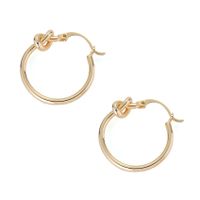 Simple Fashion Ear Jewelry Hollow Concentric Knot Geometric Circle Knotted Earrings Nihaojewelry sku image 1