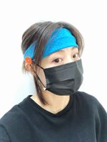 Cartoon Mask Anti-stroke Hair Band Turban Sports Elastic Headband Wholesale Nihaojewelry main image 6