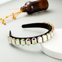 New Baroque Super Flash Headband Color Headwear Fabric Simple Headband Wholesale Nihaojewelry sku image 3