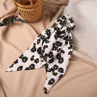 Retro Daisy Simple Floral Fashion Bow Sweet Tie All-match Hair Scrunchies Wholesale Nihaojewelry main image 3