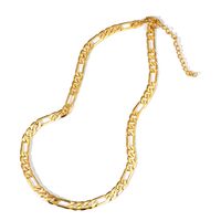 New Fashion Flat Chain Alloy Simple Metal Clavicle Chain Necklace Nihaojewelry main image 6