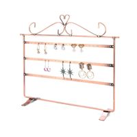 Hot-selling Three-tier Iron Display Rack Double-sided Earring Storage Rack Wholesale Nihaojewelry main image 1