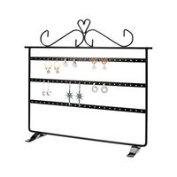 Hot-selling Three-tier Iron Display Rack Double-sided Earring Storage Rack Wholesale Nihaojewelry main image 3