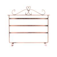 Hot-selling Three-tier Iron Display Rack Double-sided Earring Storage Rack Wholesale Nihaojewelry main image 5