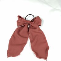 Korean Fashion Best-selling Section Bow Ribbon Streamer Hair Ring High-end Little Fairy Tie Hair Rubber Band Ladies Wind Hair Accessories Wholesale Nihaojewelry sku image 1