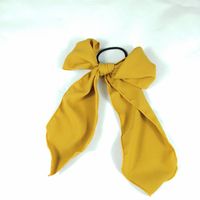 Korean Fashion Best-selling Section Bow Ribbon Streamer Hair Ring High-end Little Fairy Tie Hair Rubber Band Ladies Wind Hair Accessories Wholesale Nihaojewelry sku image 6