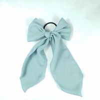 Korean Fashion Best-selling Section Bow Ribbon Streamer Hair Ring High-end Little Fairy Tie Hair Rubber Band Ladies Wind Hair Accessories Wholesale Nihaojewelry sku image 10