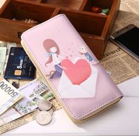 Korean Pu Cartoon Long Ladies Wallet New Mini Mobile Phone Bag Wholesale Nihaojewelry main image 3