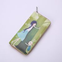 Korean Pu Cartoon Long Ladies Wallet New Mini Mobile Phone Bag Wholesale Nihaojewelry main image 4