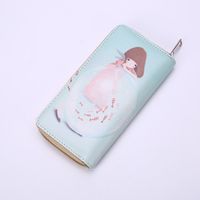 Korean Pu Cartoon Long Ladies Wallet New Mini Mobile Phone Bag Wholesale Nihaojewelry main image 5