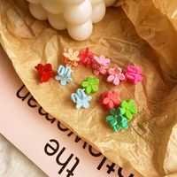 Hairpin Candy Color Small Flower Hairpin Scratch Clip Headdress 12 Random Colors Wholesale Nihaojewelry main image 5