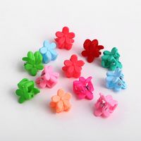 Hairpin Candy Color Small Flower Hairpin Scratch Clip Headdress 12 Random Colors Wholesale Nihaojewelry main image 6