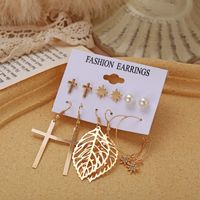 Hot Sale Earrings Set  Pairing Creative Simple Love Circle Earrings Wholesale Nihaojewelry main image 3