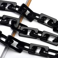 Acrylic Plastic Black Rectangular Box Glasses Rope Environmental Protection Glasses Chain Wholesale Nihaojewelry main image 3