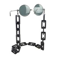 Acrylic Plastic Black Rectangular Box Glasses Rope Environmental Protection Glasses Chain Wholesale Nihaojewelry main image 4