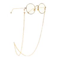 Heiße Mode Einfache Goldene Hohle Kupfer Brillen Kette Brillen Seil main image 3