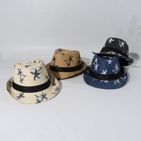 Children's Sun Hat Jazz Straw Hat Summer Baby Top Hat Summer Shade Wholesale Nihaojewelry main image 1