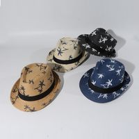 Children's Sun Hat Jazz Straw Hat Summer Baby Top Hat Summer Shade Wholesale Nihaojewelry main image 5