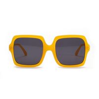 Korean Trend Square Sunglasses Retro Big Frame Color Sunglasses New Wholesale Nihaojewelry main image 4