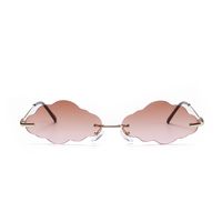 Borderless Cloud Sunglasses Candy Summer Color Concave Shape New Sunglasses Wholesale Nihaojewelry main image 5