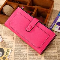 Women's Solid Color Pu Leather String Wallets sku image 3