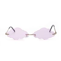 Borderless Cloud Sunglasses Candy Summer Color Concave Shape New Sunglasses Wholesale Nihaojewelry sku image 9