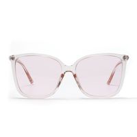 Korean  Popular New Big Frame Fashion Sunglasses Summer Transparent Color Sunglasses Wholesale Nihaojewelry sku image 2