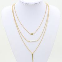New Fashion Simple  Beautiful   Pearl Sticks Multi-layer Necklace Nihaojewelry Wholesale main image 5