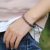 Ethnic Style Braided Simple Wild Colored Bracelet For Women Jewelry Nihaojewelry main image 3
