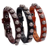 New  Retro  Versatile  Cowhide Bracelet Wholesale Nihaojewelry main image 1