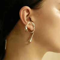 Europäische Und Amerikanische Perlen Ohrringe Frauen Unregelmäßige 925 Silberne Nadel Mode Ohrringe Temperament Ohrringe Ohrringe In Den Gleichen Stil Großhandel main image 5