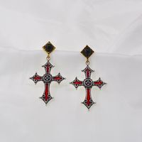 Simple Style Simple Cool Handsome And Exaggerated Cross Ear Bone Earrings Wholesale Nihaojewelry main image 1
