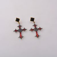 Simple Style Simple Cool Handsome And Exaggerated Cross Ear Bone Earrings Wholesale Nihaojewelry main image 5