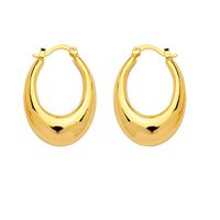 Minimalist Ring Earrings Water Drop Glossy Design Earring Wholesale Nihaojewelry main image 1