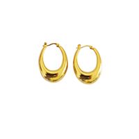 Minimalist Ring Earrings Water Drop Glossy Design Earring Wholesale Nihaojewelry main image 3