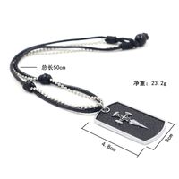 Boys Short Cross Sword Alloy Brand Fashion Necklace For Gifts Nihaojewelry main image 4