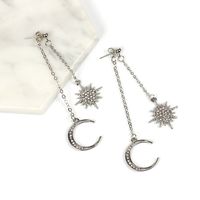 Fashion Trend Star And Moon  Dot Diamond Pendant Jewelry Women's Earrings Nihaojewelry main image 3