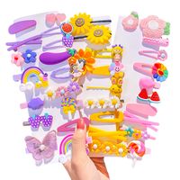 Xuan Yafeng Kinder Haarnadel Kopfs Eil Set Kleine Frische Süßigkeiten Farbe Haarnadel Seiten Clip Enten Schnabel Clip Kleine Waren Haarschmuck Frauen main image 6