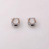 Minimalist Ring Earrings Water Drop Glossy Design Earring Wholesale Nihaojewelry sku image 2