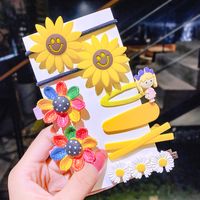 Korean  Children's Hair Clip Head Rope Set Candy Color Hairpin Side Clip Duckbill Clip Wholesale Nihaojewelry sku image 9