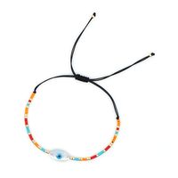 Niche Beads Rice Beads Fashion Eyes Hand Beaded Jewelry Bracelet For Women Nihaojewelry sku image 1