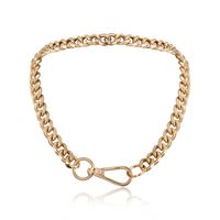 Fashion Hot Sale Creative Minimalist Style Aluminum Chain Single-layer Necklace Wholesale Nihaojewelry sku image 1